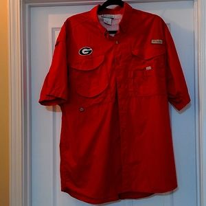 Columbia PFG Georgia Bulldogs button up